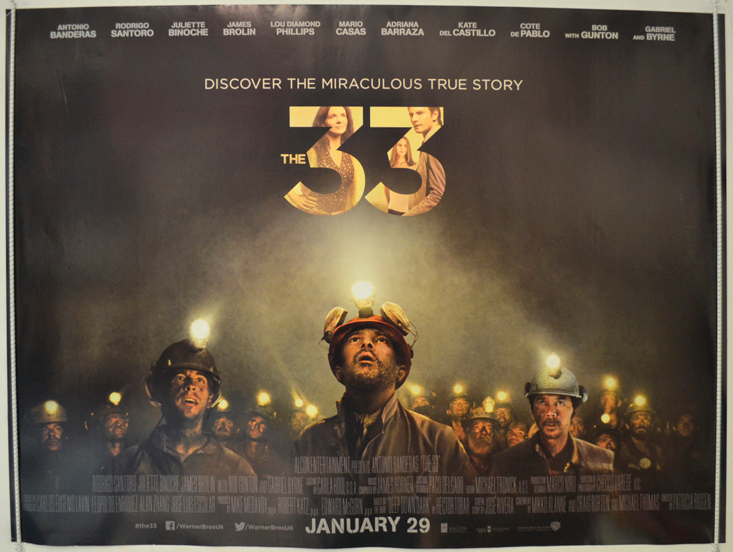 The 33  Original Quad Poster - Film Poster - Movie Poster 