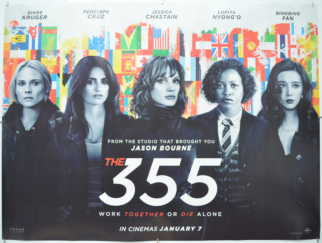 The 355 - Original Quad Poster - Film Poster - Movie Poster