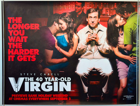 The 40 YEAR Old Virgin  Original Quad Poster - Movie Poster