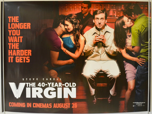 The 40 Year Old Virgin  (Teaser / Advance Version)   Original Quad Poster - Film Poster - Movie Poster