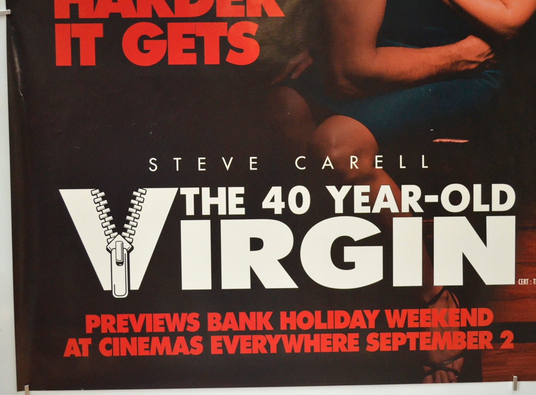 THE 40 YEAR OLD VIRGIN (Bottom Left) Cinema Quad Movie Poster 