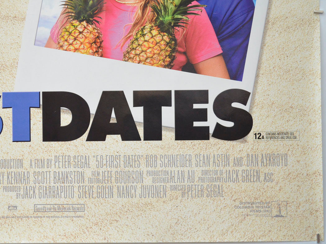 50 FIRST DATES (Bottom Right) Cinema Quad Movie Poster 