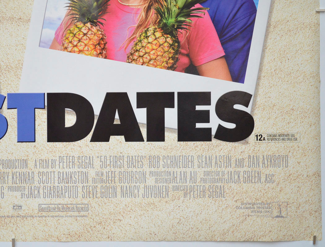 50 FIRST DATES (Bottom Right) Cinema Quad Movie Poster 