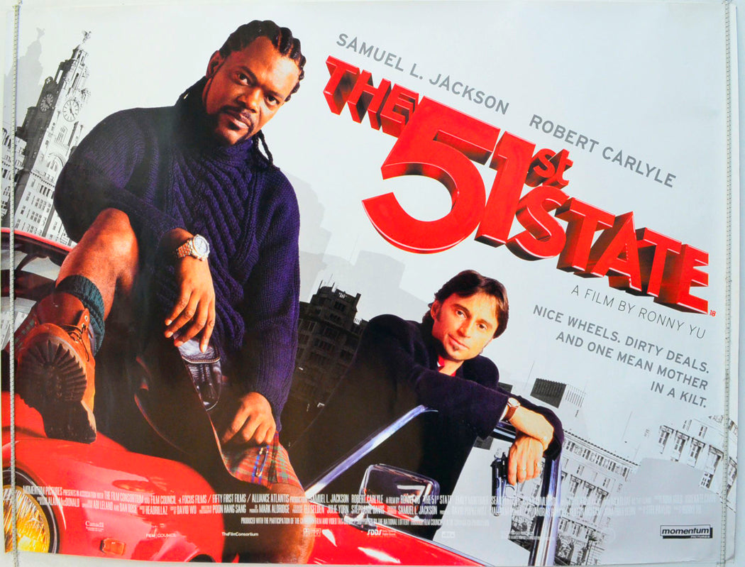 The 51st State  (a.k.a. Formula 51)   Original British Quad Poster - Film Poster - Movie Poster 