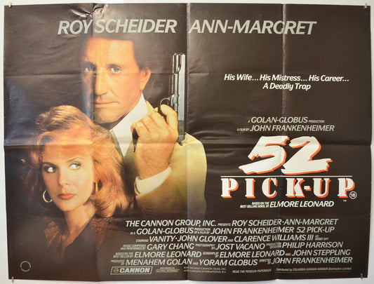 52 Pick-Up  Original Quad Poster - Film Poster - Movie Poster