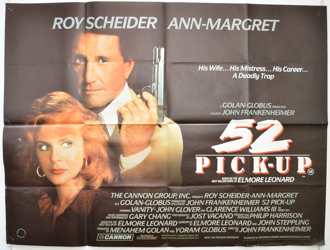 52 Pick-Up  Original British Quad Poster - Film Poster - Movie Poster 