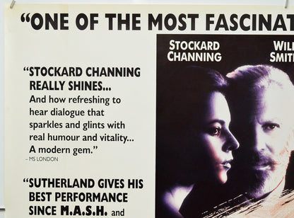 6 Degrees Of Separation (Top Left) Cinema Quad Movie Poster 