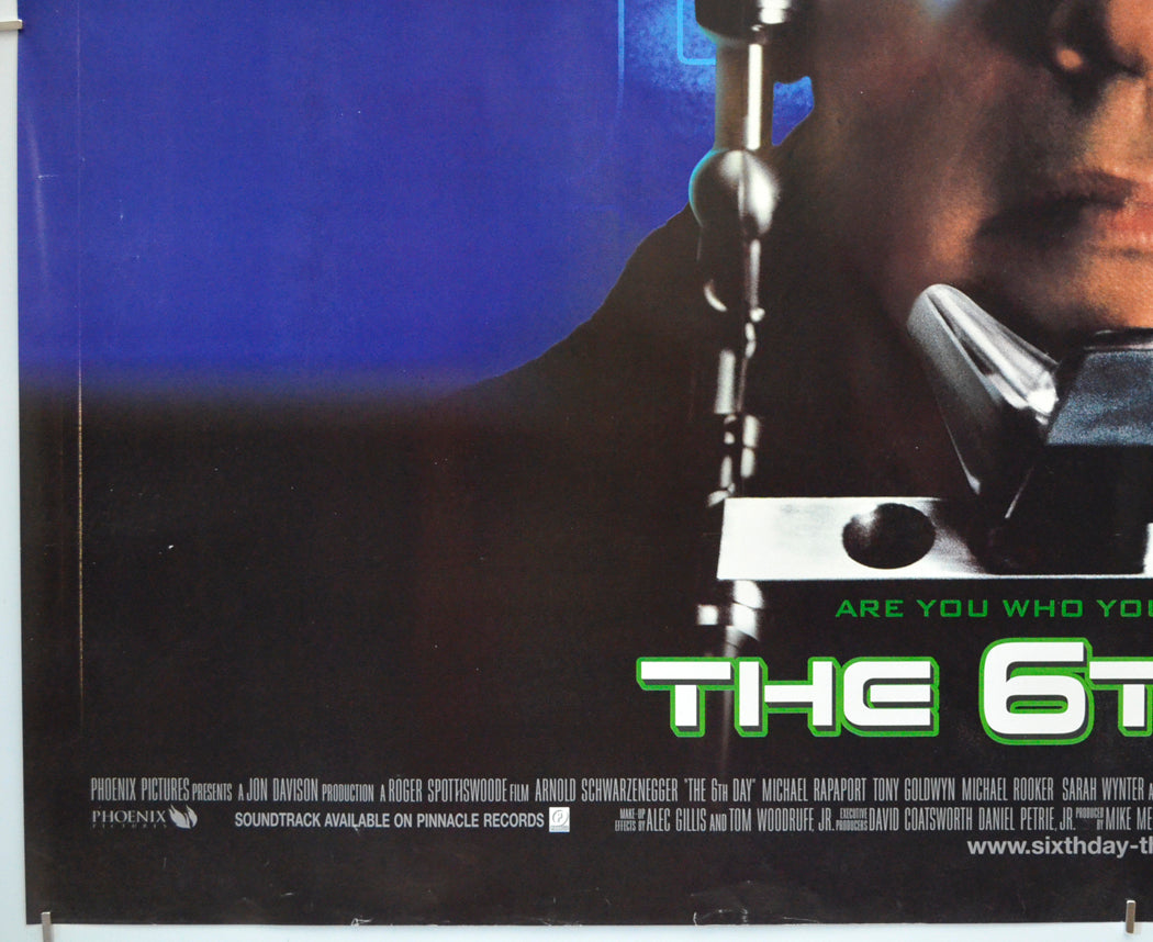 THE 6TH DAY (Bottom Left) Cinema Quad Movie Poster 