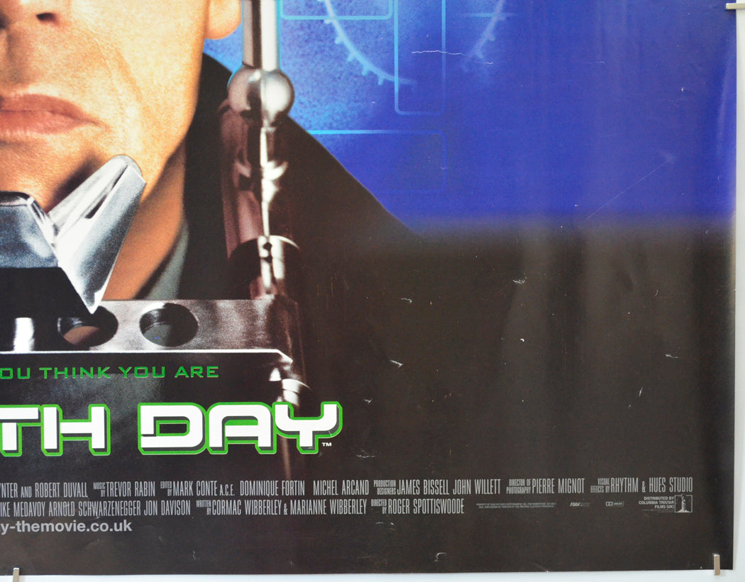 THE 6TH DAY (Bottom Right) Cinema Quad Movie Poster 