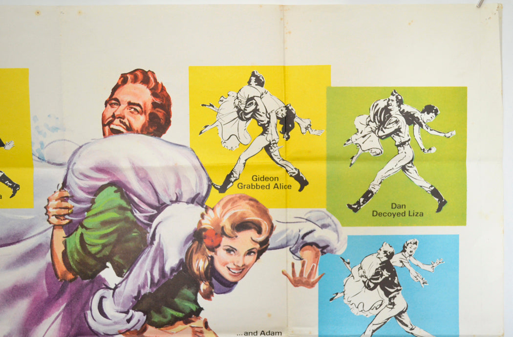 SEVEN BRIDES FOR SEVEN BROTHERS (Top Right) Cinema Quad Movie Poster 