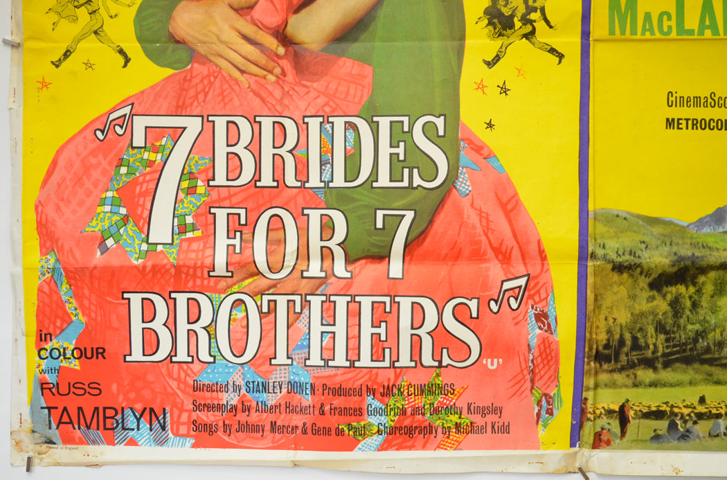 SEVEN BRIDES FOR SEVEN BROTHERS / THE SHEEPMAN (Bottom Left) Cinema Quad Movie Poster 