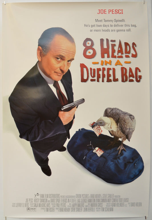 8 Heads In A Duffel Bag Original One Sheet Poster - Film Poster - Movie Poster  