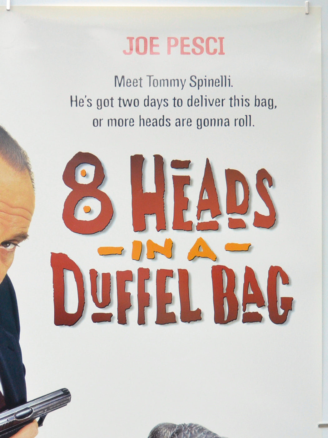 8 HEADS IN A DUFFEL BAG (Top Right) Cinema One Sheet Movie Poster 