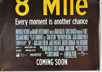 8 MILE (Bottom Right) Cinema Quad Movie Poster 