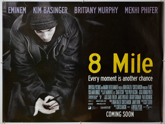 8 Mile - Original Quad Poster - Film Poster - Movie Poster