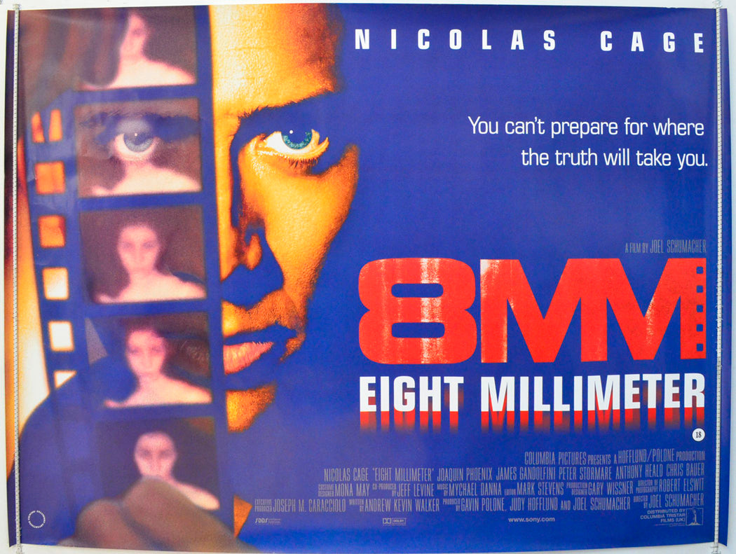 “8mm” Original British Quad Poster - Film Poster - Movie Poster ...