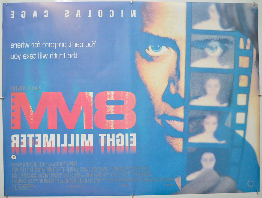 8MM (Back) Cinema Quad Movie Poster 