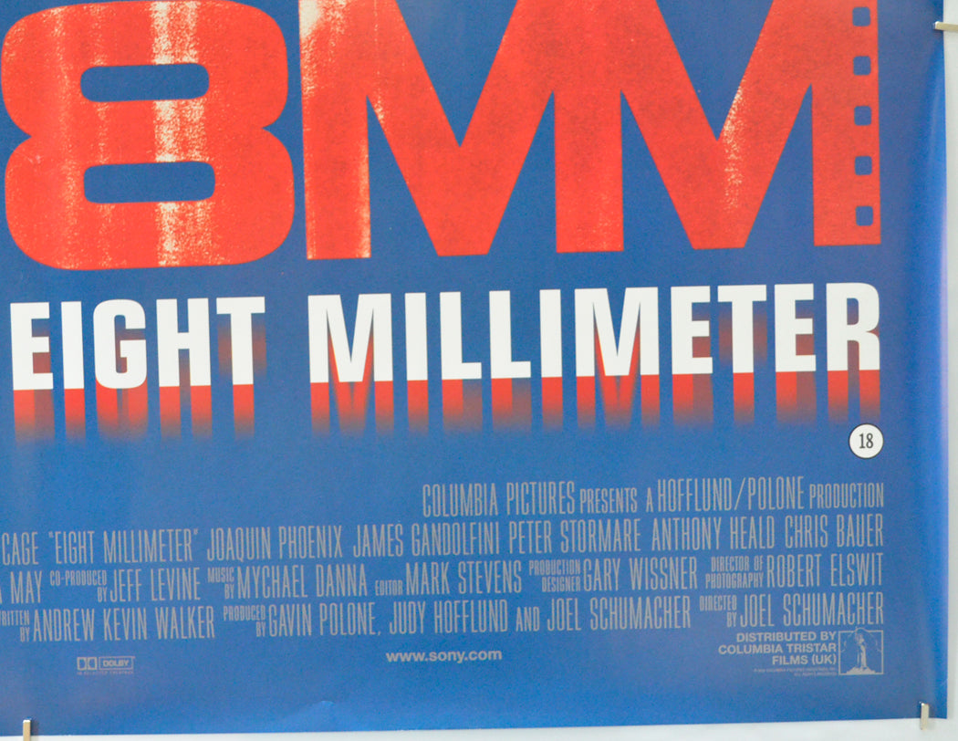 8MM (Bottom Right) Cinema Quad Movie Poster 