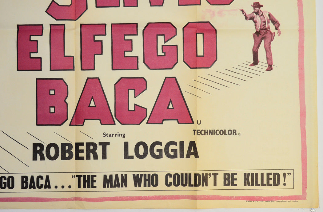 THE 9 LIVES OF ELFEGO BACA(Bottom Right) Cinema Quad Movie Poster 