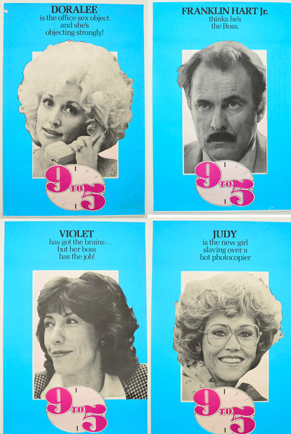 Nine To Five  (a.k.a. 9 to 5)  (Set of 4 Double Crown Posters)   Original Set of 4 Double Crown Posters - Film Poster - Movie Poster  