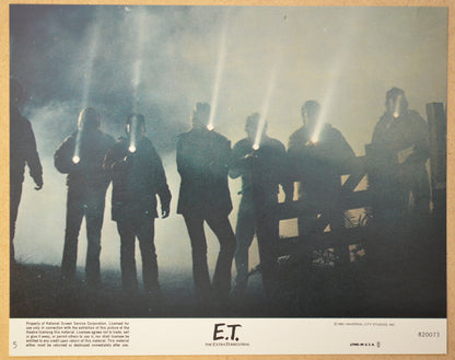 E.T. THE EXTRA TERRESTRIAL (Card 5) Cinema Set of Colour FOH Stills / Lobby Cards 