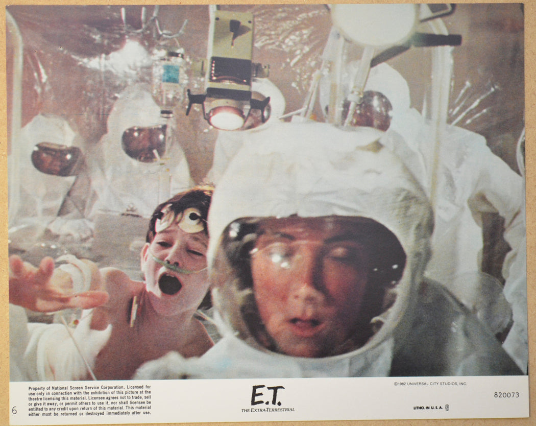 E.T. THE EXTRA TERRESTRIAL (Card 6) Cinema Set of Colour FOH Stills / Lobby Cards 