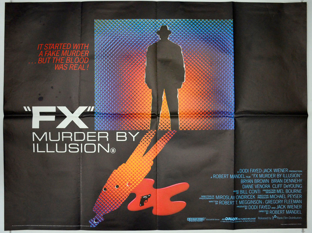 FX : Murder By Illusion Original British Quad Poster - Movie Poster