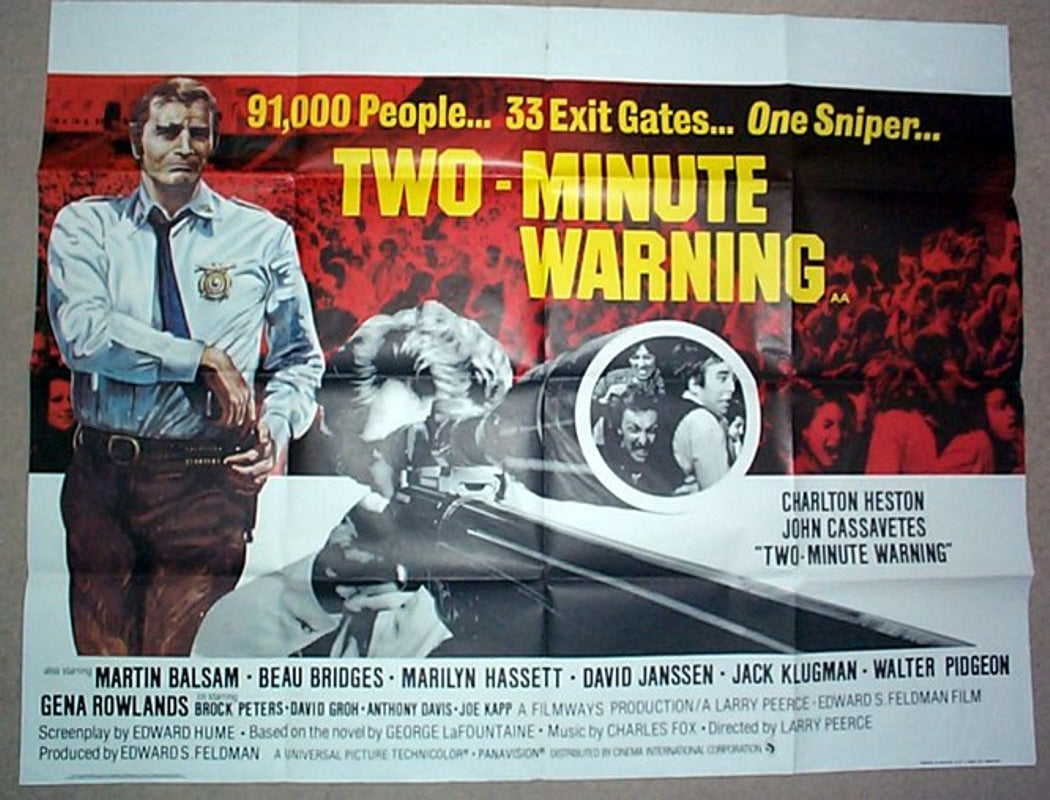 Two Minute Warning Original British Quad Poster - Movie Poster