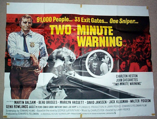 Two Minute Warning Original British Quad Poster - Movie Poster