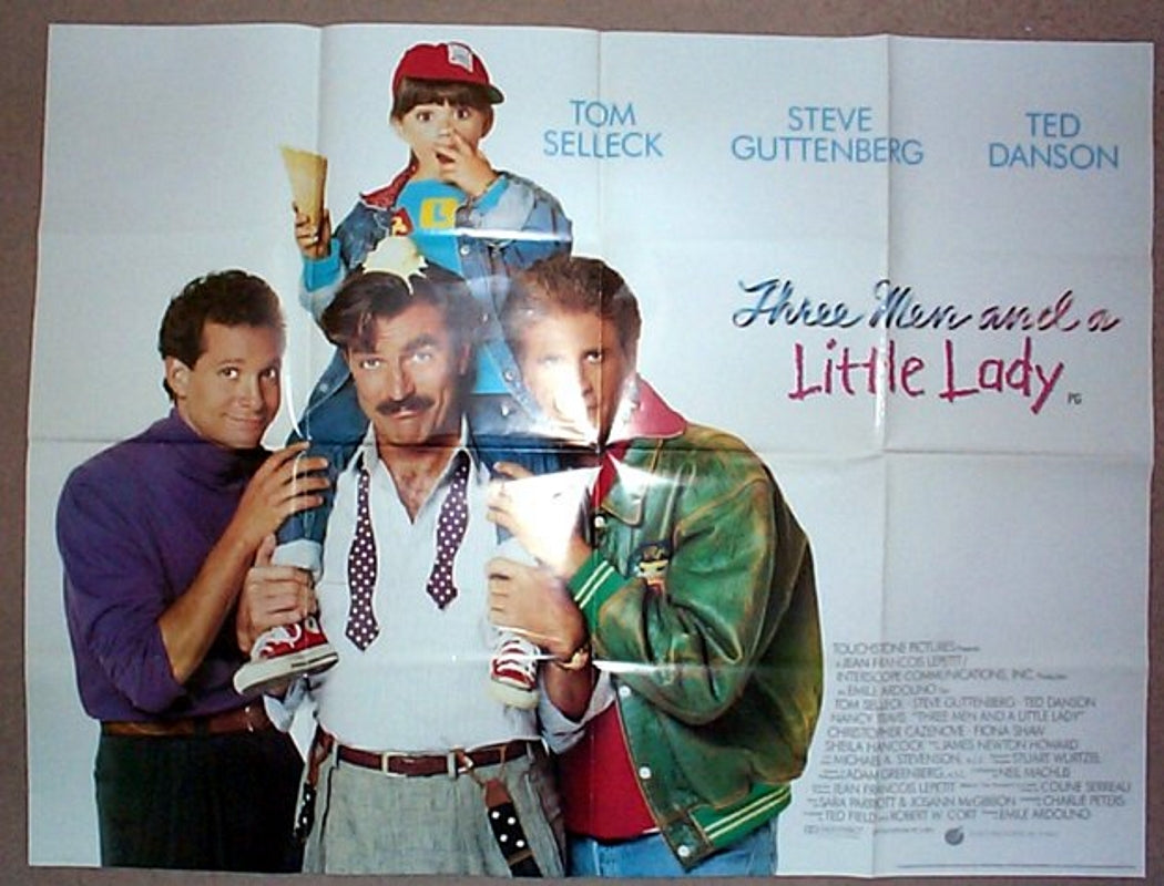 Three Men And A Little Lady  Original Quad Movie Poster  