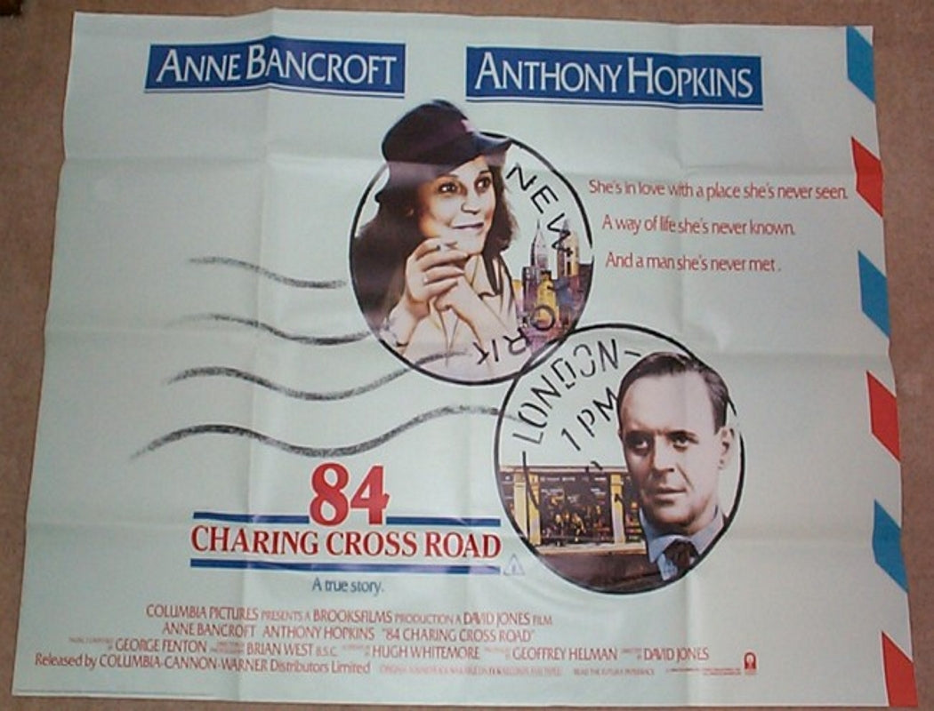 84 Charing Cross Road Original British Quad Poster - Movie Poster