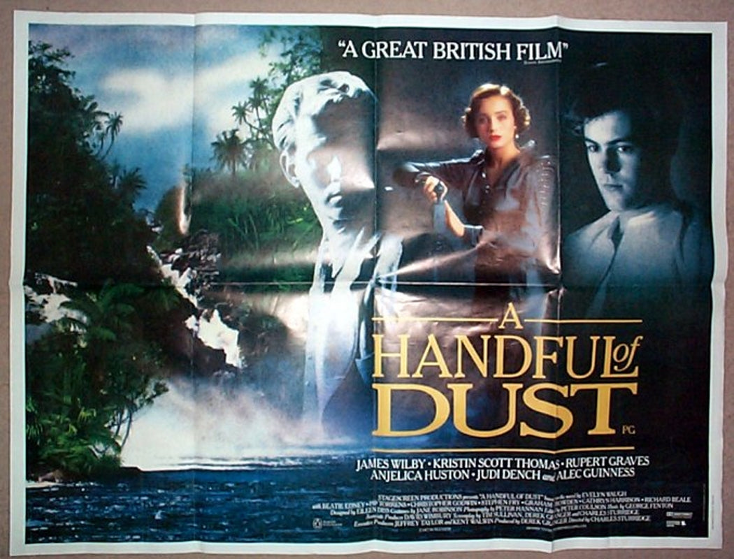 A HANDFUL OF DUST  Original Quad Movie Poster  