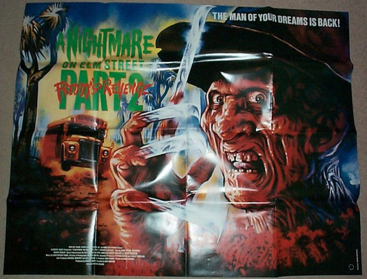 A Nightmare On Elm Street 2 : Freddy's Revenge Original British Quad Poster - Movie Poster