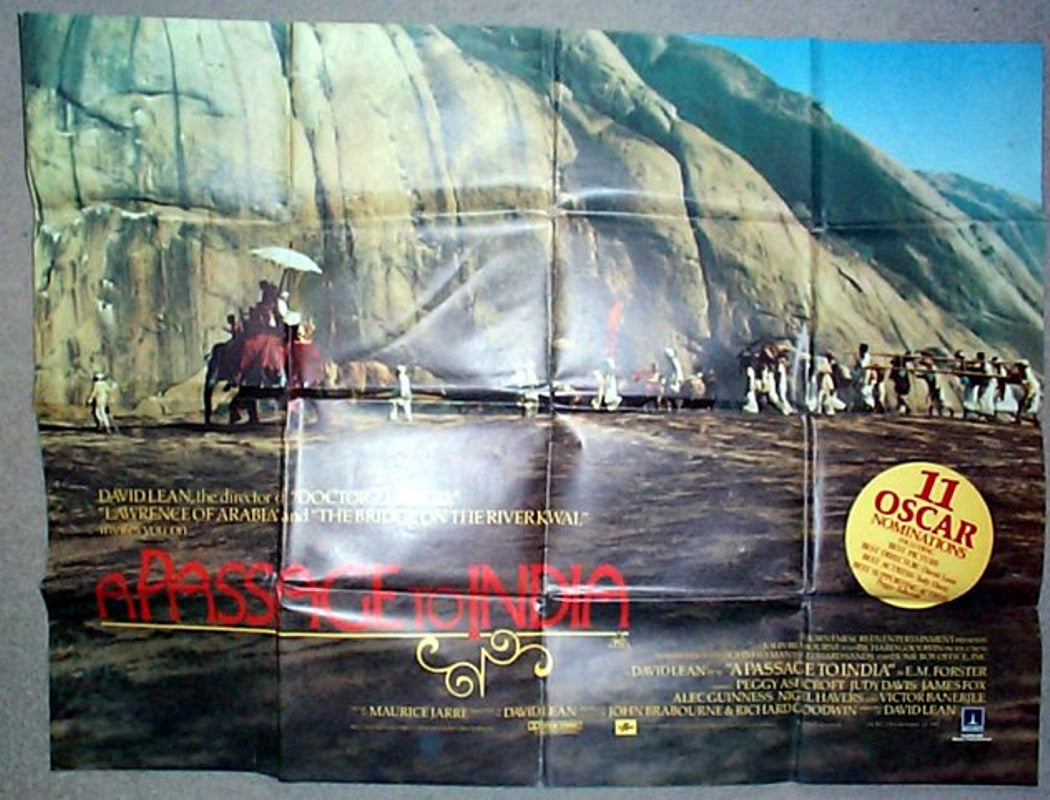 A PASSAGE TO INDIA  Original Quad Movie Poster  