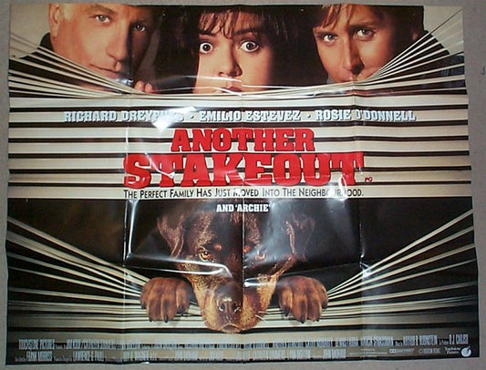 Another Stakeout  Original Quad Movie Poster  