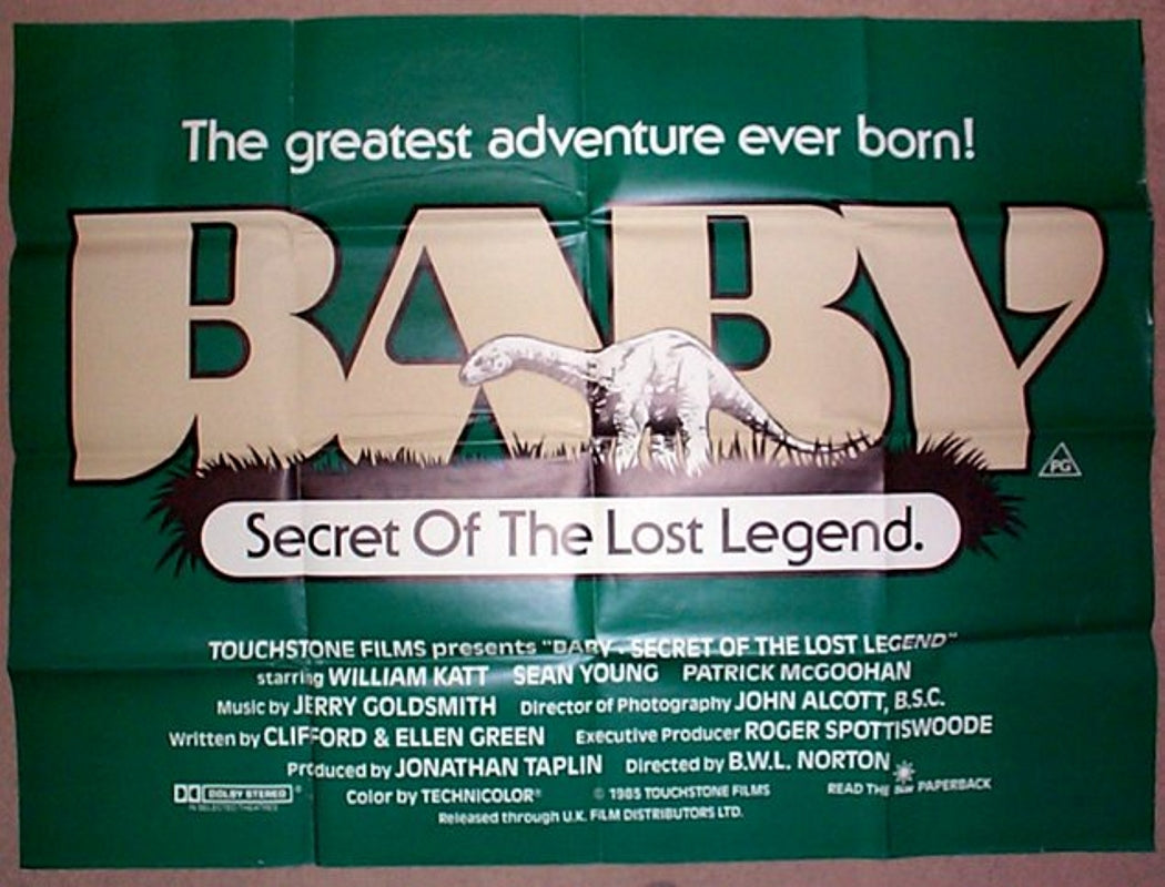 Baby : Secret Of The Lost Legend  (Teaser)  Original Quad Movie Poster  