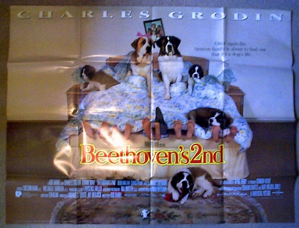 Beethoven's 2nd  Original Quad Movie Poster  