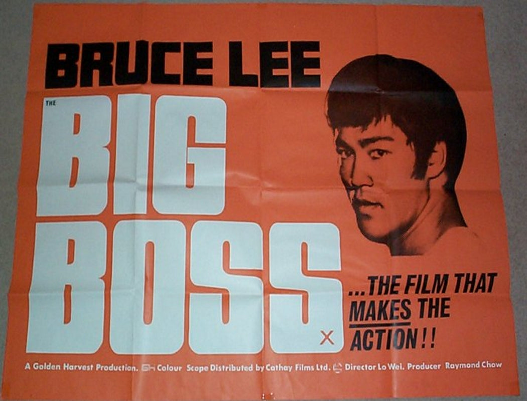 The Big Boss Original British Quad Poster - Movie Poster