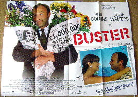 Buster  Original Quad Movie Poster  