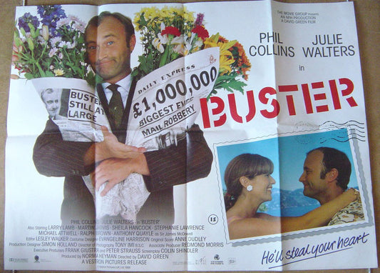 Buster  Original Quad Movie Poster  