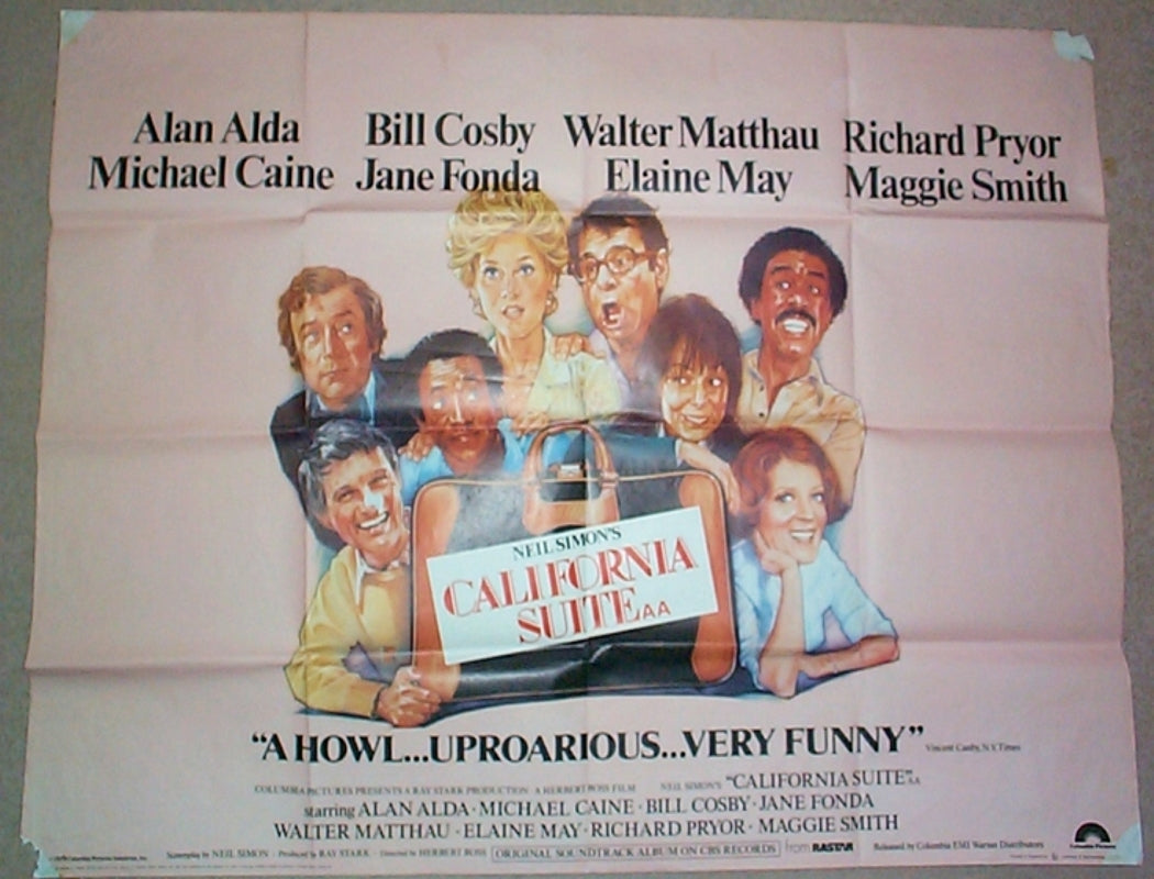 California Suite  Original Quad Movie Poster  