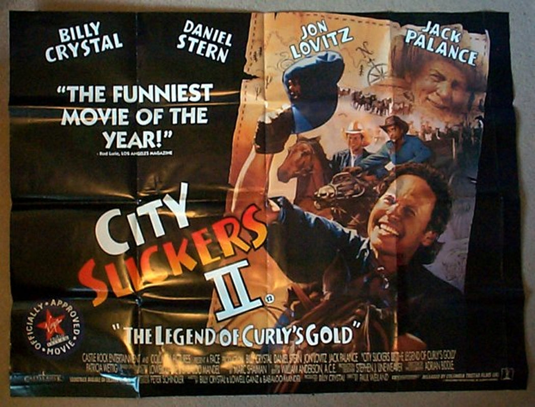 City Slickers II  Original Quad Movie Poster  