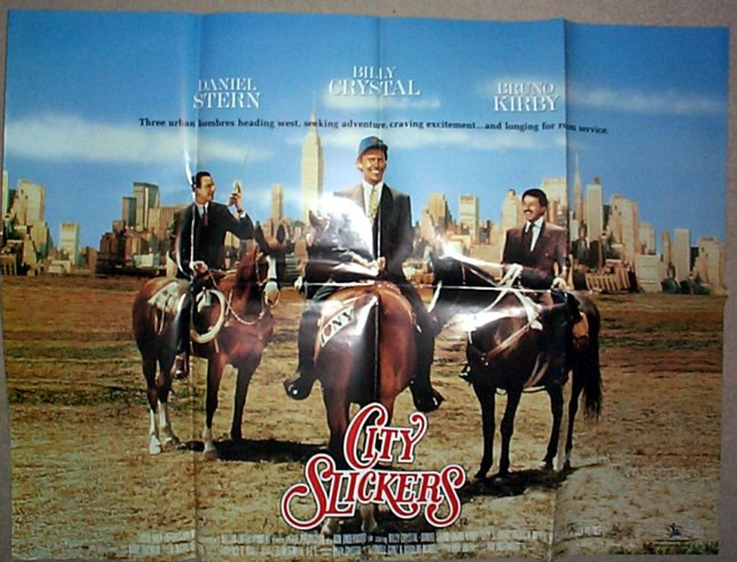 City Slickers  Original Quad Movie Poster  