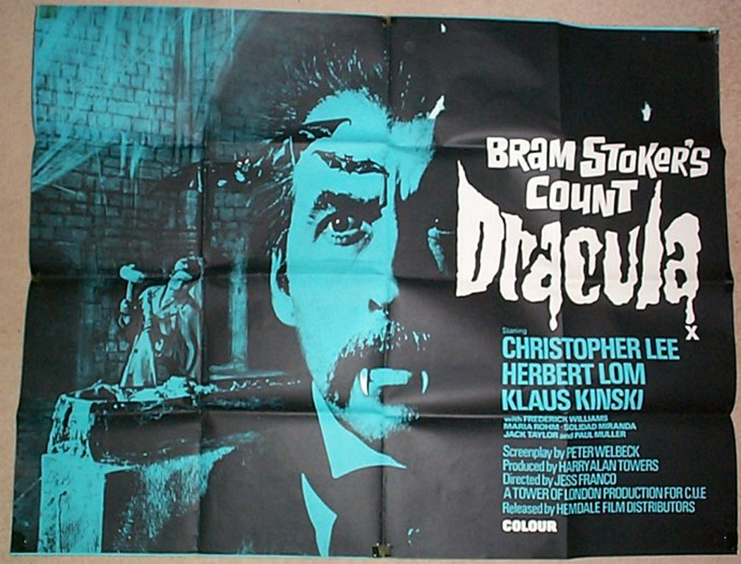 Bram Stoker's Count Dracula  Original British Quad Poster - Film Poster - Movie Poster 