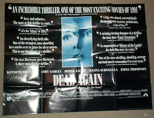 Dead Again  Original Quad Movie Poster  