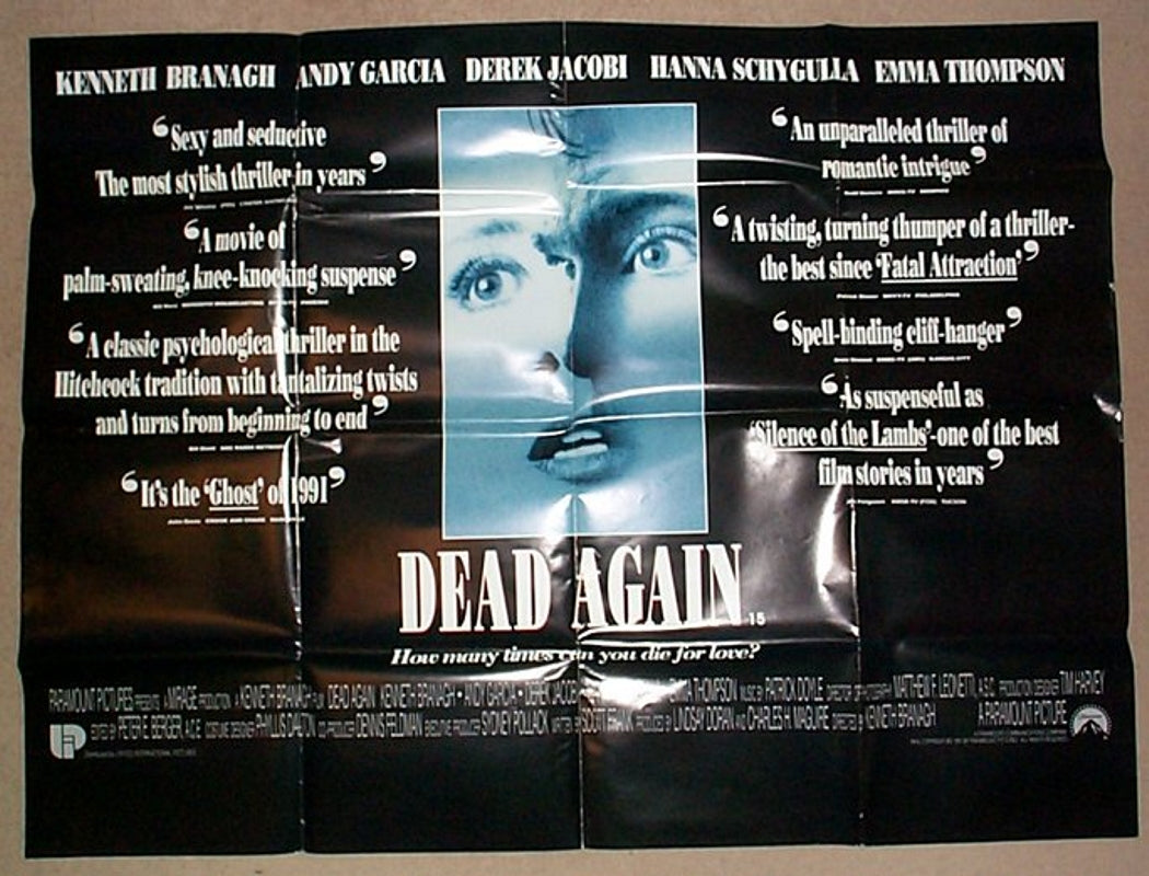 Dead Again  Original Quad Movie Poster  