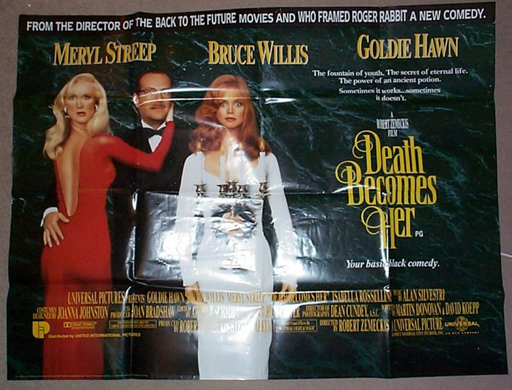 Death Becomes Her  Original Quad Movie Poster  