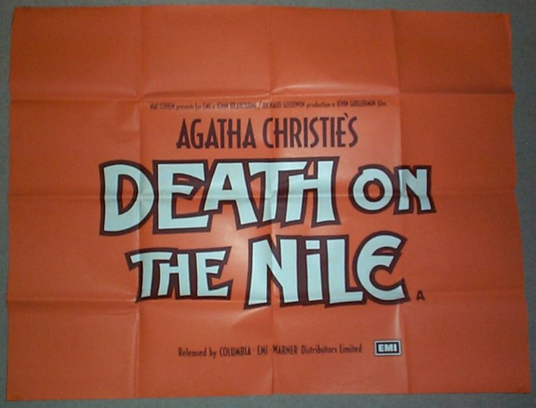 Death On The Nile  Original Quad Movie Poster  