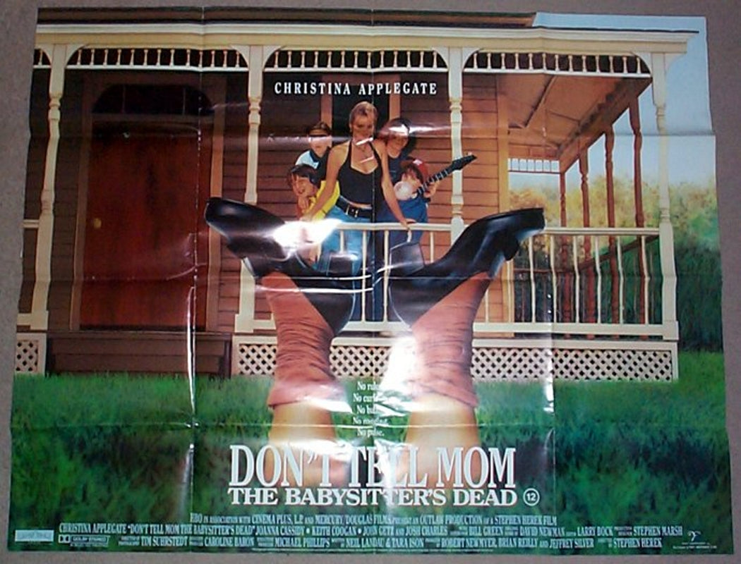 Don't Tell Mom The Babysitter's Dead  Original Quad Movie Poster  