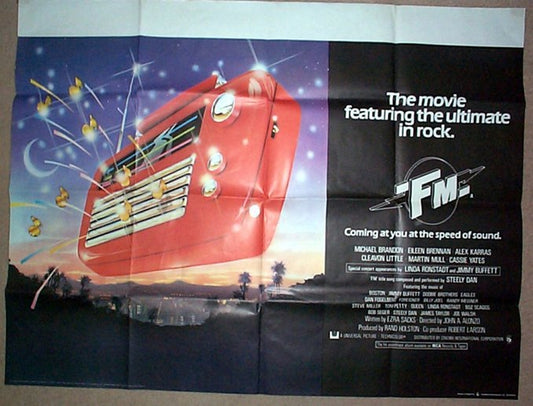 F.M  Original Quad Movie Poster  